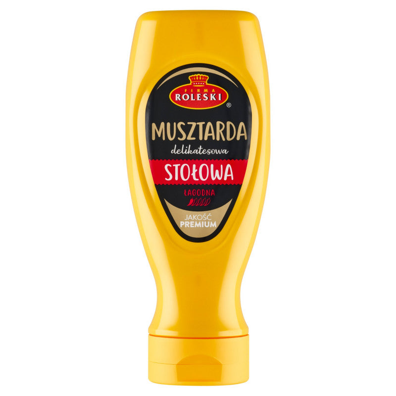 Firma Roleski Musztarda delikatesowa stołowa 425 g