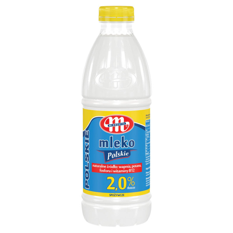 Mlekovita Mleko Polskie spożywcze 2,0% 1 l